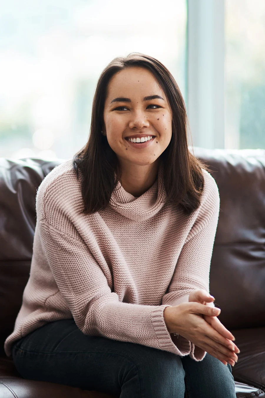 Person in a co-occurring disorders treatment session