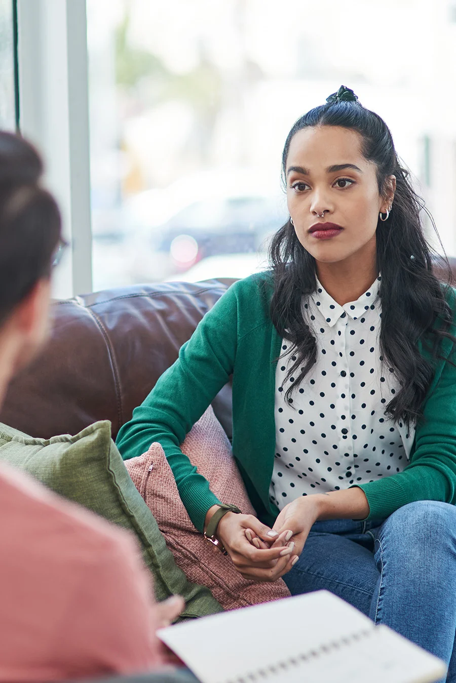 Person and their therapist in a co-occurring disorders treatment session